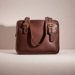 Coach Brown Leather Tote Bag